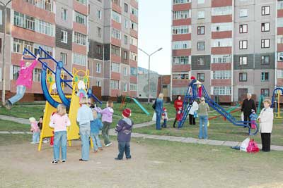 Лучший двор Новочебоксарска. Фото Валерия Бакланова.