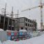 Строительство новой школы на 1100 мест в микрорайоне “Никольский” идет полным ходом.Фото Екатерины ШВАРГИНОЙ