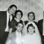 Иван Маркин с дочерью Надеждой (крайние справа на заднем плане) на свадьбе сына Геннадия.