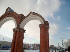 Фото Евгении ВоробьевойАрка требует ремонта Соборная площадь 