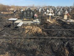 04_pozharnakladbishchie.jpgВ Новочебоксарске горела трава на кладбище