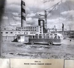 1964 год. Монтаж каркаса главного корпуса. Фото из архива ТЭЦ-3ТЭЦ-3 — полвека Юбилей Вехи энергетики 