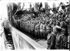 Русский экспедиционный корпус прибывает в Брест.Человек на войне. Часть 2. Цветы и пулеметы Первая мировая война 