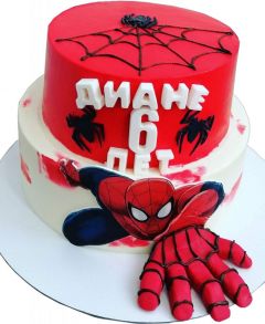 Торт "Человек-паук".Мария Чебоксарова:  Дарю людям сладкую радость торт Личные финансы 