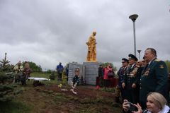 Вечный огонь от Кремлевской стены привезли в деревню Ураево-Магазь Ураево-Магазь День Победы 