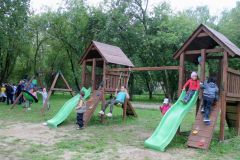 Игровая площадкаЧебоксарская ГЭС оборудовала игровую площадку в социально-реабилитационном центре для несовершеннолетних РусГидро 