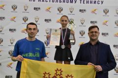  Анастасия Иванова выиграла «серебро» на первенстве России по настольному теннису настольный теннис 