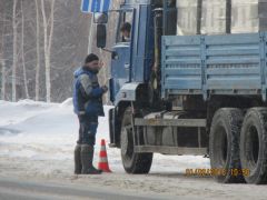 КУ «Чувашупрдор»: начали работать два передвижных поста весогабаритного контроля дороги 