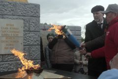 Вечный огонь от Кремлевской стены привезли в деревню Ураево-Магазь Ураево-Магазь День Победы 