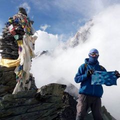 Непал. Гора Чукхунг, 5546 м.Покоритель снежных вершин, таежных дорог и ценитель красивых закатов Тропой туриста 
