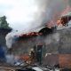 В пятницу в Новочебоксарске горело пустующее здание