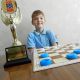Впервые обладателем Кубка республики по шашкам стал 11-летний Даниил Леонидов
